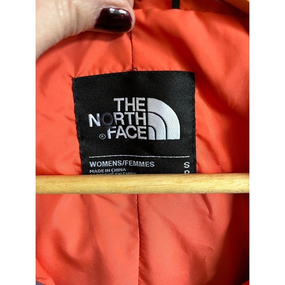 THE NORTH FACE Women’s Sz SP Small Lavender Windbreaker Rain Hooded Jacket Coat - Picture 6 of 7